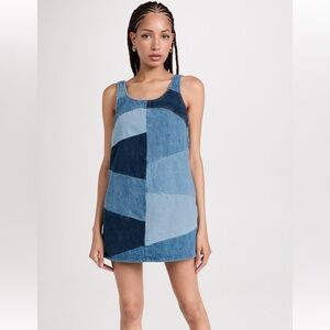FRAME Atelier Micro Flare Denim Dress